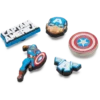 Captain America 5-pack Jibbitz bedels