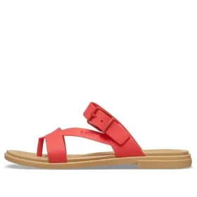 Casual vlamrode pantoffels