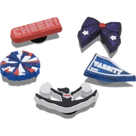 Cheer 5-pack Jibbitz bedels