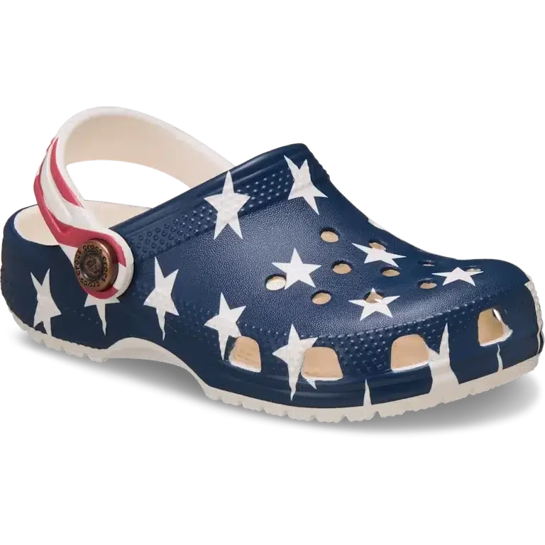Classic American Flag Clog voor peuters Classic American Flag Clog voor peuters
