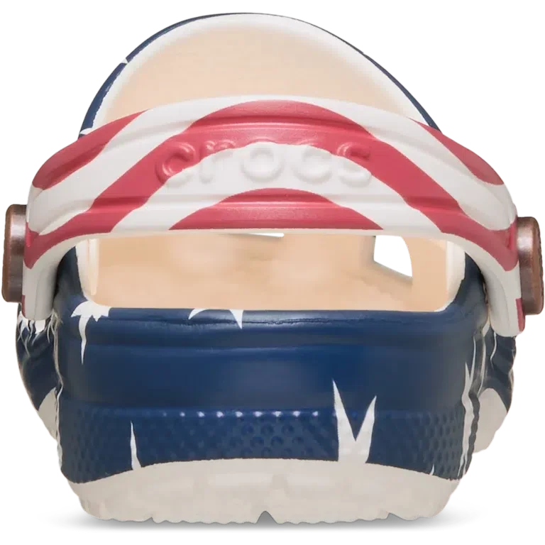 Classic American Flag Clog voor peuters Classic American Flag Clog voor peuters
