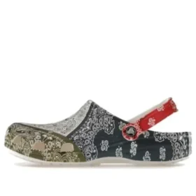 Classic Bandana Clogs “Green Blue Red”
