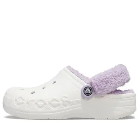 Classic Baya Lined Clog “White Lila”