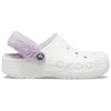 Classic Baya Lined Clog “White Lila”