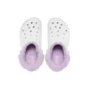 Classic Baya Lined Clog “White Lila”
