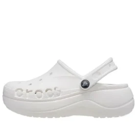 Classic Baya Platform-slipper “White”