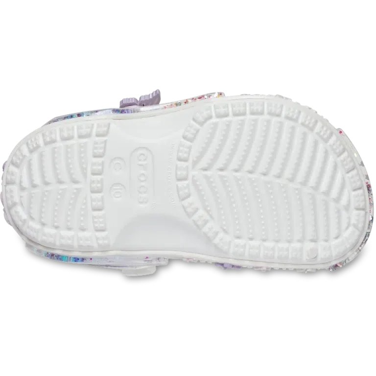 Classic Butterfly Sparkle Shaker-Clog voor peuters Classic Butterfly Sparkle Shaker-Clog voor peuters