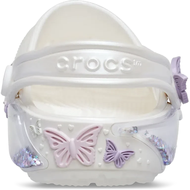 Classic Butterfly Sparkle Shaker-Clog voor peuters Classic Butterfly Sparkle Shaker-Clog voor peuters