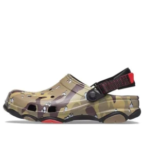 Classic Clog Desert Camouflage Beach “Zwartbruin”