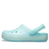 Classic Clog doorschijnende strandklomp “Ice Blue”