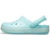 Classic Clog doorschijnende strandklomp “Ice Blue”