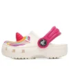 Classic Clog grappige strandschoen wit