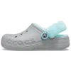 Classic Clog, lekker warm, met fleece voering “Grijsblauw”