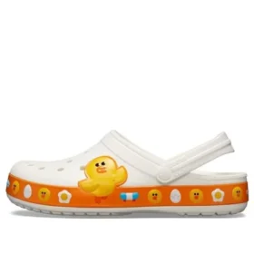 Classic Clog Line Friends Beach “White Yellow”