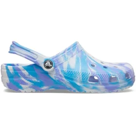 Classic Clog Marble Beach Sports “White Blue”
