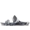 Classic Clog Marbled Beach Sports “White Black”