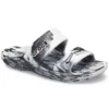 Classic Clog Marbled Beach Sports “White Black”