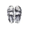 Classic Clog Marbled Beach Sports “White Black”