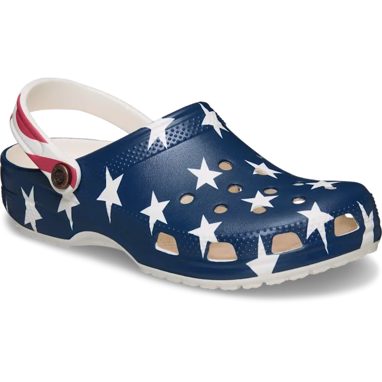 Classic Clog met Amerikaanse vlag Classic Clog met Amerikaanse vlag