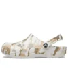 Classic Clog met camouflageprint Beach “White Camouflage”