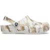 Classic Clog met camouflageprint Beach “White Camouflage”