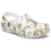 Classic Clog met camouflageprint Beach “White Camouflage”
