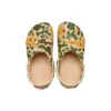 Classic Clog met camouflageprint “Khaki Green”