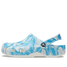 Classic Clog met Duke-print “Blauw-wit”