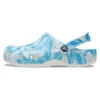 Classic Clog met Duke-print “Blauw-wit”