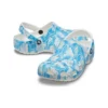 Classic Clog met Duke-print “Blauw-wit”