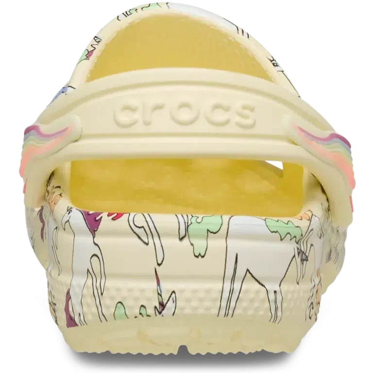 Classic Clog met eenhoornprint T Classic Clog met eenhoornprint T