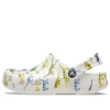 Classic Clog met karakteristieke print “White”
