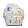 Classic Clog met karakterprint K “White Red Blue”