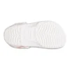 Classic Clog met karakterprint K “White Red Blue”
