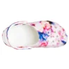 Classic Clog met Tie-Dye-print “Garnet & Multi”