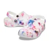 Classic Clog met Tie-Dye-print “Garnet & Multi”