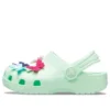 Classic Clog met vlinderbedeltje “Mint”