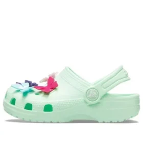 Classic Clog met vlinderbedeltje “Mint”