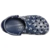 Classic Clog Sandal met print, diepblauw