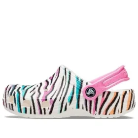 Classic Clogs met dierenprint “White Multi”