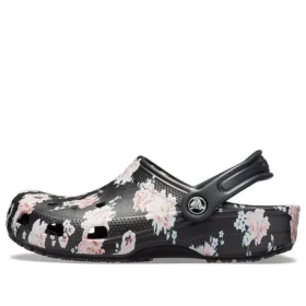 Classic Clogs met print “Black Pink”