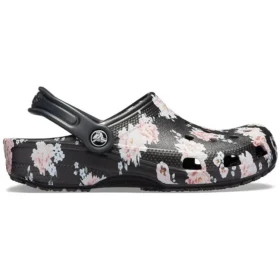 Classic Clogs met print “Black Pink”