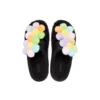 Classic Cozy Daisy Clogs “Black Multi”