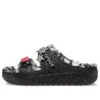 Classic Cozzzy Disco Glitter Sandalen “Zwart”