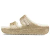 Classic Cozzzy Glitter Sandalen “Multi Gold”