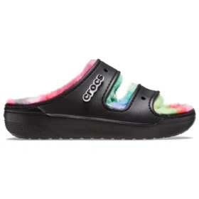 Classic Cozzzy Spray Dye-Sandalen “Black Multi”