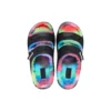 Classic Cozzzy Spray Dye-Sandalen “Black Multi”