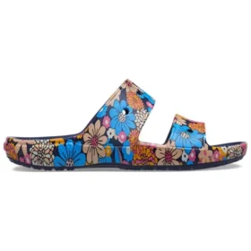 Classic Crocs Retro sandalen met bloemenprint “Blue Multi”
