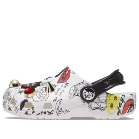 Classic Cruella Clogs “White Black”