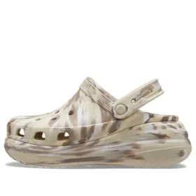 Classic Crush Marbled Clog “Bone Multi”